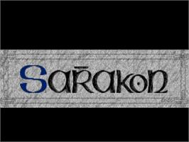 Title screen of Sarakon on the Atari ST.